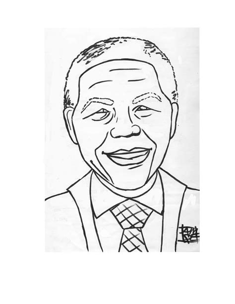 The death of mandela inspired me to put pencil to paper and try to capture a semi realistic drawing. Nelson Mandela Drawing at GetDrawings | Free download