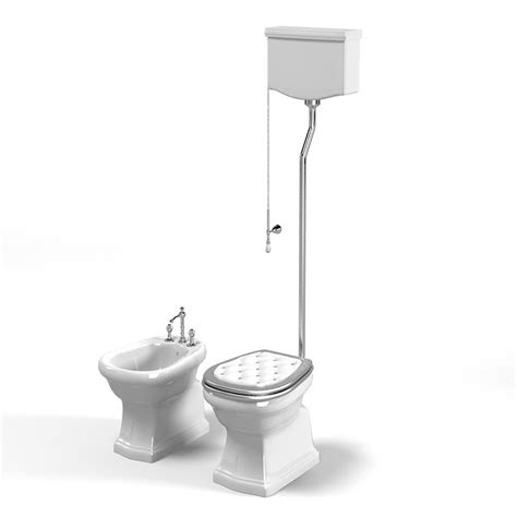 Solid metal handle and new generation dual flush system. max lineatre classic toilet