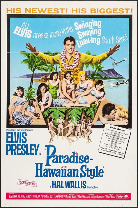 Maybe you would like to learn more about one of these? Paradise -- Hawaiian Style (Paramount, 1966). One Sheet ...