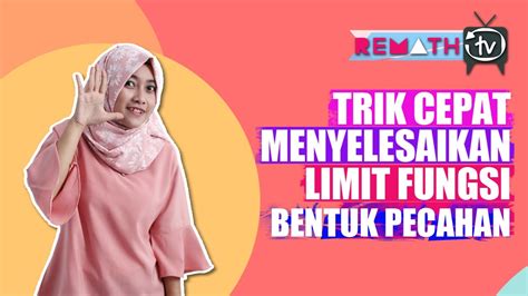 Jawaban yang benar untuk pertanyaan itu: Cara Cepat Menyelesaikan Limit Fungsi Bentuk Pecahan - YouTube