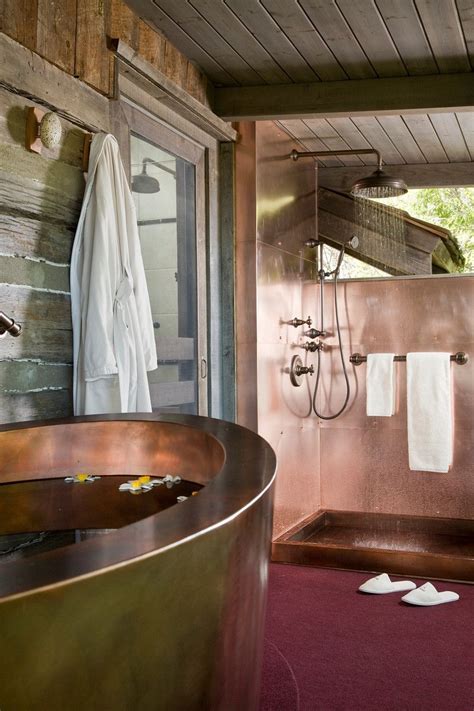 Design inspiration from 14 great outdoor showers so you can see what materials and looks you outdoor showers: A Different Kind of Waterfall in The Smokies: The Outdoor ...