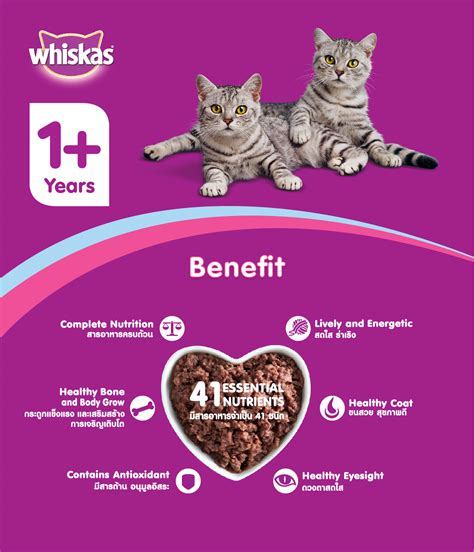 Jual WHISKAS® Cat Food Wet Pouch Tuna and Chicken Meat [85 ...