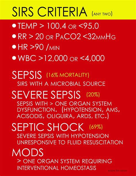 Need for 2 or more criteria to define severe sepsis excluded one in eight patients with infection. Sirs and Sepsis Criteria | dr. rob | Flickr