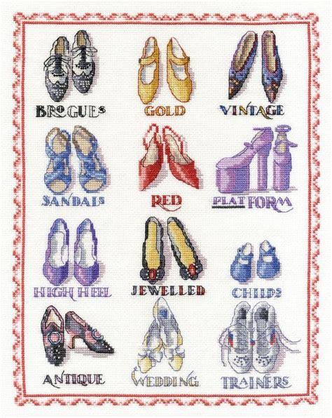 Besides good quality brands, you'll also find plenty of discounts when you shop for cross stitch dmc during big sales. DMC Shoe Sampler Cross Stitch Kit -BK1457