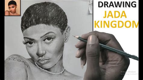 Try me we can get high till your eyes chiney when i'm drunk of your winery gyal yuh affi try me pon the bed you affi try me try fi ketch this. Video: Jada Kingdom Pencil Drawing 9/1/2020