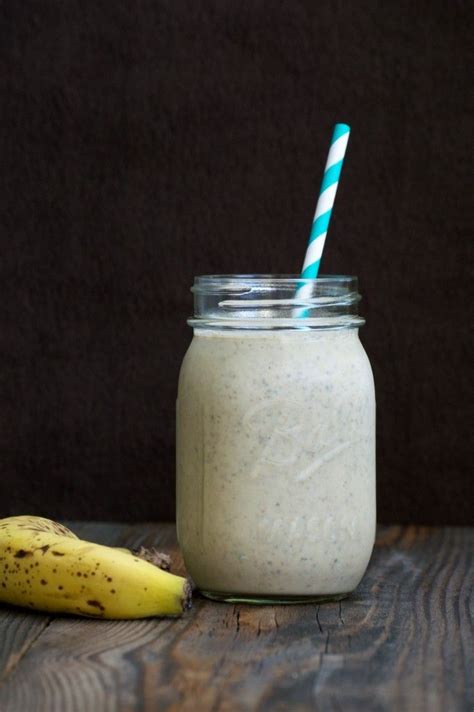 Ingredients include soy milk, almond butter. Creamy Breakfast Smoothie | Smoothies with almond milk ...
