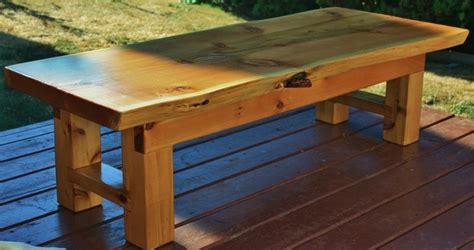 We liked the width of our current dining room table, and chose to make our new table a similar width. Live edge coffee table diy | Live edge coffee table ...
