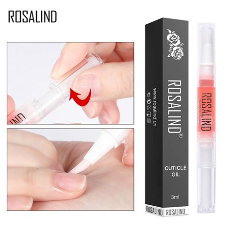 I use a small bottle and apply with a small makeup brush, but they sell bottles with a dropper applicator or empty cuticle oil pens that you can. New Rosalind 1PC 3ml Rose Cuticle Oil Pen DIY Nail Art ...