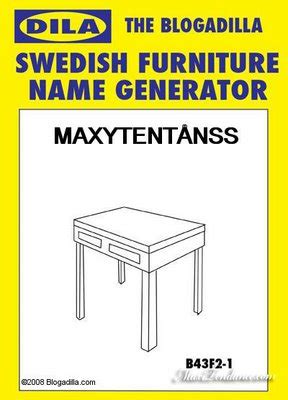 Noms de meubles ikea : Générateur de Noms pour Meuble IKEA - MaxiTendance