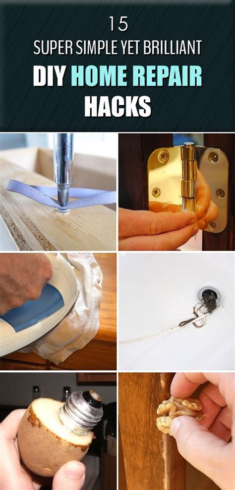 15 Super Simple Yet Brilliant DIY Home Repair Hacks | Diy ...