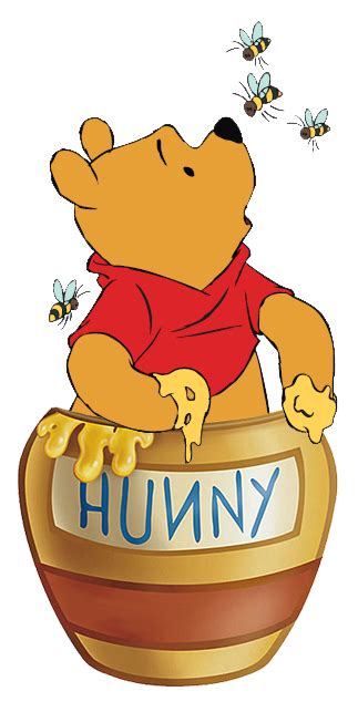 Pooh, a bear of very little brain, and all his friends in the hundred acre woo. Image - Winnie-the-pooh-honey-jar-clip-art-l ...