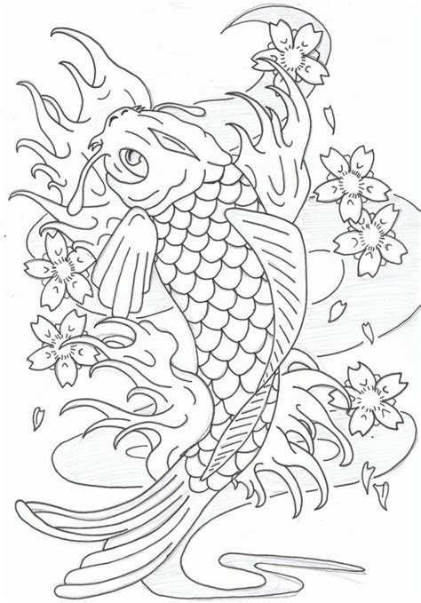 There are so many colors, dozens of patterns and so many shade. Koi fish coloring pages to download and print for free