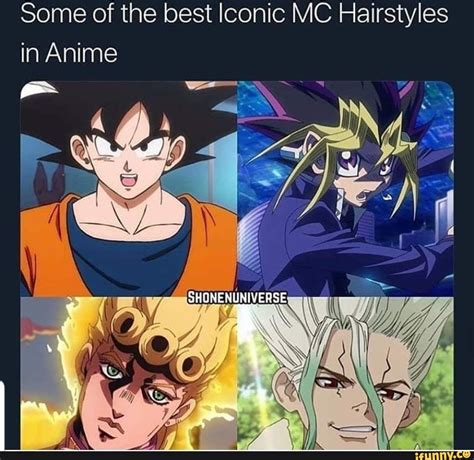 The initial manga, written and illustrated by toriyama, was serialized in ''weekly shōnen jump'' from 1984 to 1995, with the 519 individual chapters collected into 42 ''tankōbon'' volumes by its publisher shueisha. Some of the best Iconic MC Hairstyles in Anime - iFunny ...