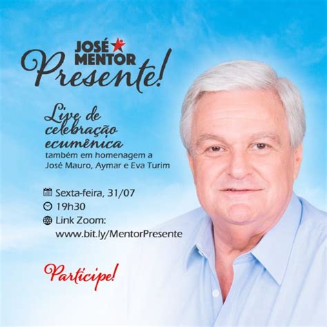 Let us help you ! Live Celebração Ecumênica "José Mentor Presente!" #LiveDoPT