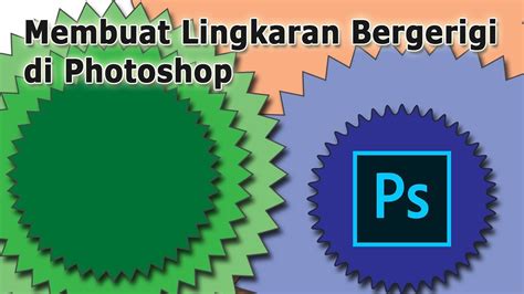 Atur ukuran ketebalan garis lingkaran dengan mengganti angka di samping stroke atau menggeser indikatornya. Cara membuat lingkaran bergerigi di photoshop - YouTube