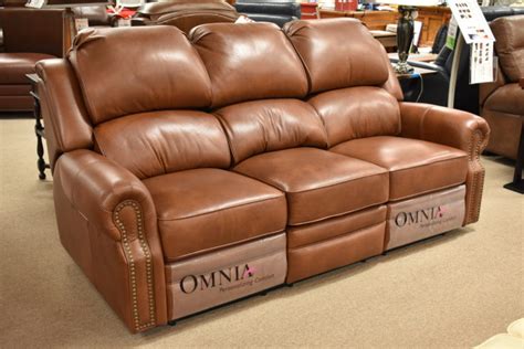 Omnia features luxurious leathers in over 400 colors and over 150 furniture styles. San Juan Sofa by Omnia - O'Reilly's Furniture