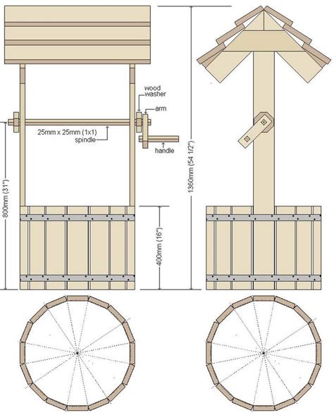 Check spelling or type a new query. Plans for a wooden wishing well | PDF downloadable file in ...