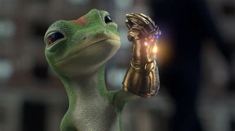 Yeah no really but not. Infinity Gecko | Framestore