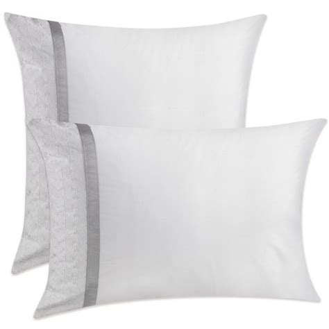 Basiques taies d'oreiller en microfibre légères 2pack taille standard taies d'oreiller de lit de qualité supérieure taie d'oreiller confortable 2pcs. Draps Et Taies D\'Oreiller: Taille - Très Grand / VISION Parure de couette Bicolore 100% coton ...