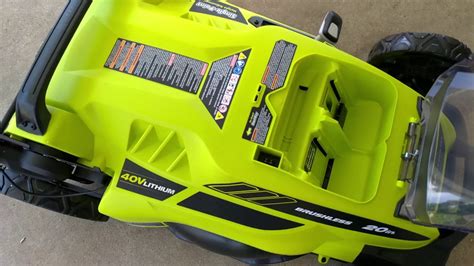 Usually ships within 3 to 4 days. Review of Ryobi 20 inch Brushless 40 volt Electric Push ...