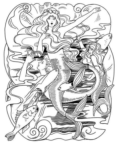 Supercoloring.com is a super fun for all ages: A Crowe's Gathering: Little Mermaid 2 Coloring Page
