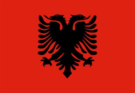 استعمل العلم الحالي لألبانيا أول مرة في 7 أبريل 1992. Flag Of Albania Clipart | i2Clipart - Royalty Free Public ...