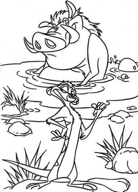 Lion king coloring pages disney coloring pages printables. Lion King Coloring Pages Timon and Pumbaa | Disney ...