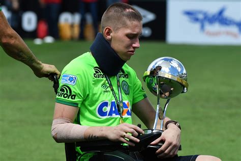 Discover more posts about chapecoense. The few surviving Chapecoense players lift trophy two ...