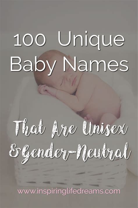 100 Cool and Unique Unisex Baby Names - Gender Neutral ...