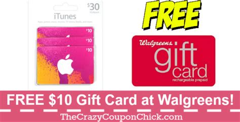 The us itunes code will be delivered online to your email and customer account. My FAVE Walgreens Deal! FREE $10 Walgreens Gift Card with ...