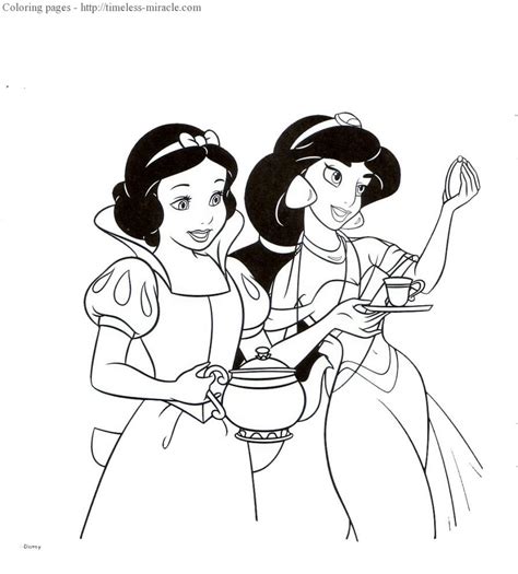 Princesses jasmine coloring coloring page. Princess jasmine coloring pages Photo - 7 - timeless ...