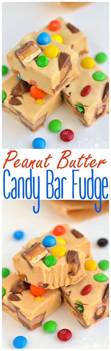 Easy reese's peanut butter fudge. Peanut Butter Candy Bar Fudge - Mom On Timeout | Fudge ...