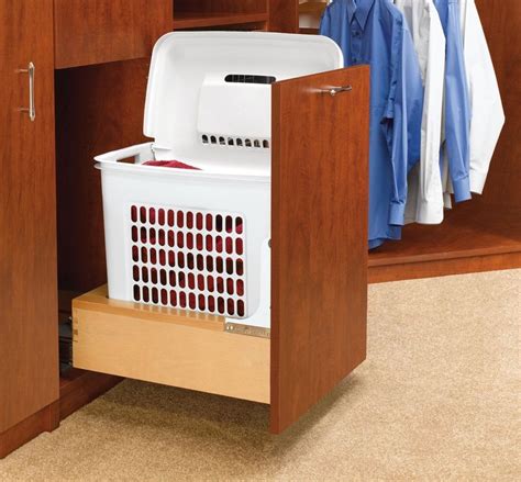 Imagine a diy laundry hamper that you can literally just roll to the laundry room and then back to the appropriate bedroom. Rev-a-Shelf Bottom Mount Pull-Out Hamper with Rev-A-Motion ...