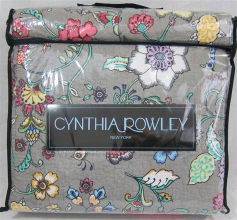 Vibrantly patterned birds, in blue, coral, and yellows, perch. Amazon.com: Cynthia Rowley Cotton 3 Piece Full/Queen Quilt ...