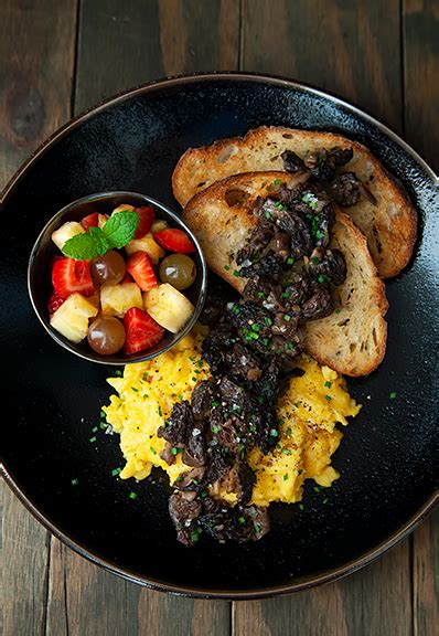I frequently find myself looking for recipes that use a lot of eggs. sauteed morels and scrambled eggs recipe | use real butter