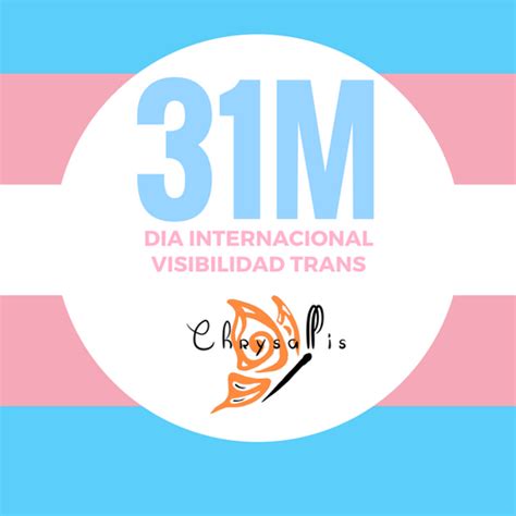 Hoy es día de hacerle ver al mundo que vamos a continuar luchando por nuestros derechos, y que no dejaremos de hacerlo hasta… 31 de marzo, día internacional de la visibilidad trans ...