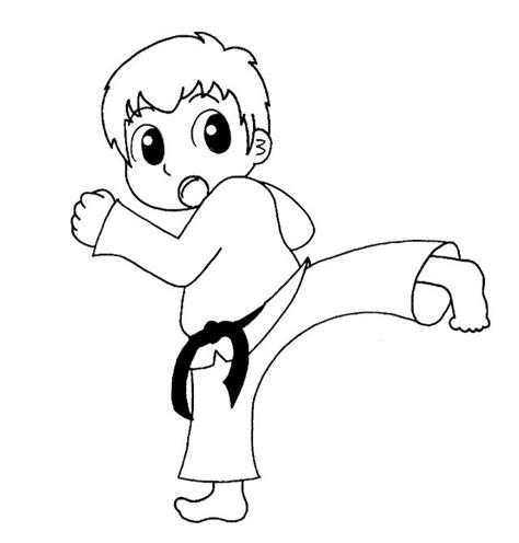 Color in this picture of karate kid and others with our library of online coloring pages. Top 7 Karate Coloring Pages for who Like to Practicing ...