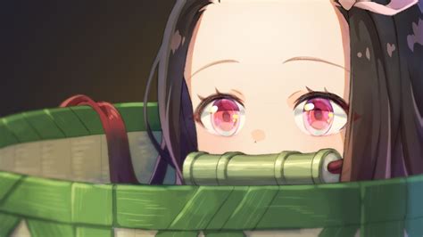 Check spelling or type a new query. Demon Slayer Nezuko Kamado With Pink Eyes In A Bin With ...