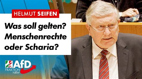 1990 wurde die scharia in der kairoer erklärung der menschenrechte im islam als alleinige grundlage von menschenrechten definiert und bildet somit das islamische gegenstück zur. Menschenrechte oder Scharia? - Helmut Seifen (AfD) - YouTube