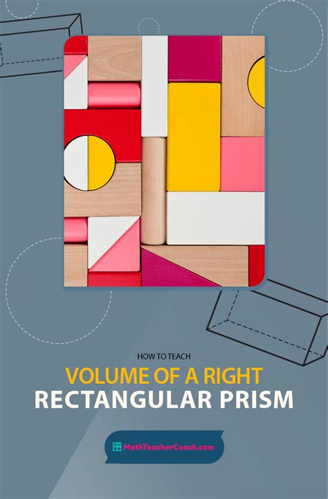 The volume of a rectangular prism with length of 3 inches, width of 4 inches, and height of 5 inches: How to Teach Volume of a Right Rectangular Prism ...