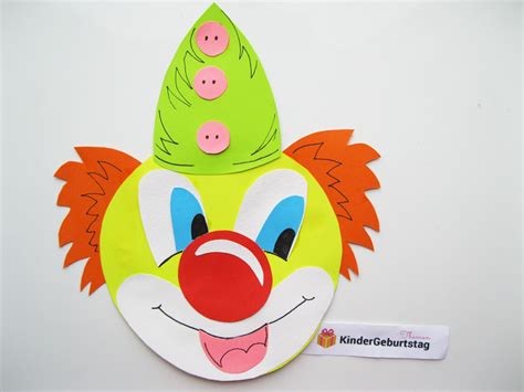 Entdecke (und sammle) deine eigenen pins bei pinterest. Clown Basteln Clown Schablone Zum Ausdrucken Kostenlos ...