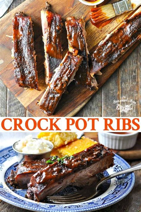 I think i should get (2) 6 bone ribs. Crock Pot Ribs | Recipe in 2020 | Recipes, Crockpot ribs