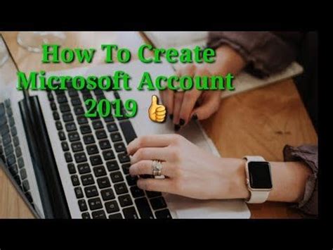 How to create youtube brand account 2019. How to Create a new Microsoft Account 2019 Faria Anjum ...