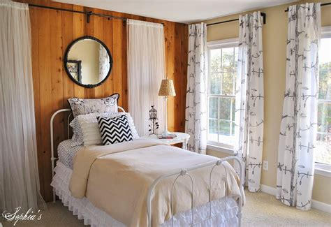 Our rustic nautical master bedroom makeover: Sophia's: Budget Bedroom Makeover for a Rental Home