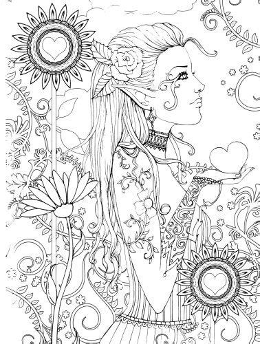 Flower children coloring book $12.00 add to cart; Mystical :: A Fantasy Coloring Book | Fairy coloring pages ...