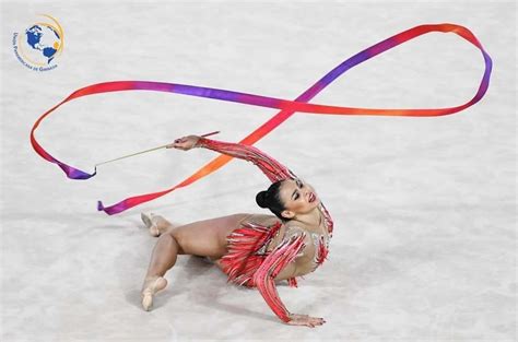 Equipo nacional de gimnasia ritmica multimedallista centroamericana y panamericana. Rut Castillo (Mexico), Pan American Games (Lima) 2019 ...