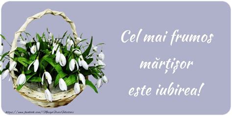 Ofera un martisor virtual apropiatilor prin mesaje de 1 martie gandite special pentru aceasta ocazie! Felicitari de 1 Martie - Cel mai frumos mărțișor este ...