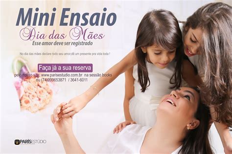Hoje no brasil é dia das mães. MINI ENSAIO DIA DAS MÃES - Paris Estúdio