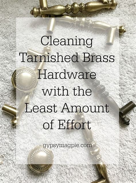 Bethany from madeline jean antiques & restoration shows you how incredibly easy it is to clean old hardware. My Cleaning Tarnished Brass Hardware Experiment | Brass ...