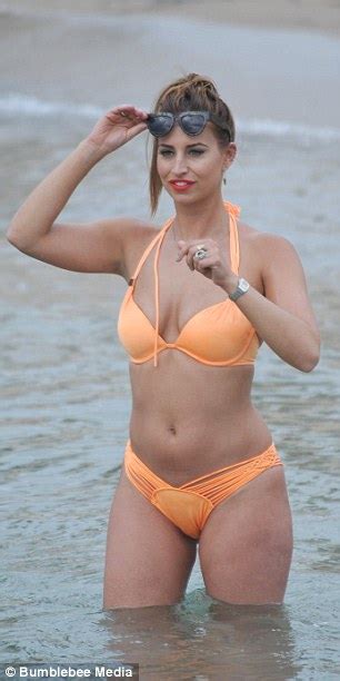 Sometimes it makes me laugh lol. TOWIE's Ferne McCann dons neon bikini on beach in Cannes ...